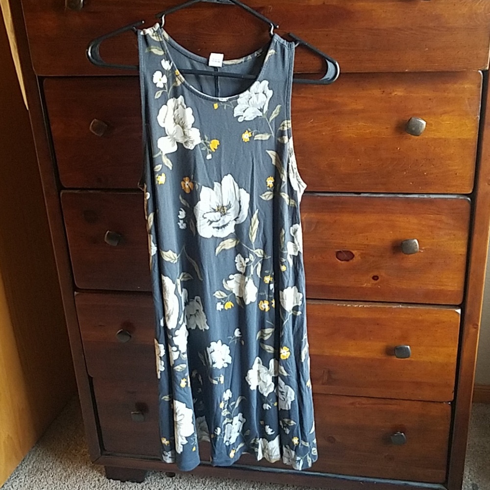 Floral tank dress